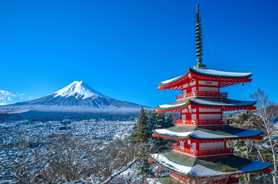 富士山。